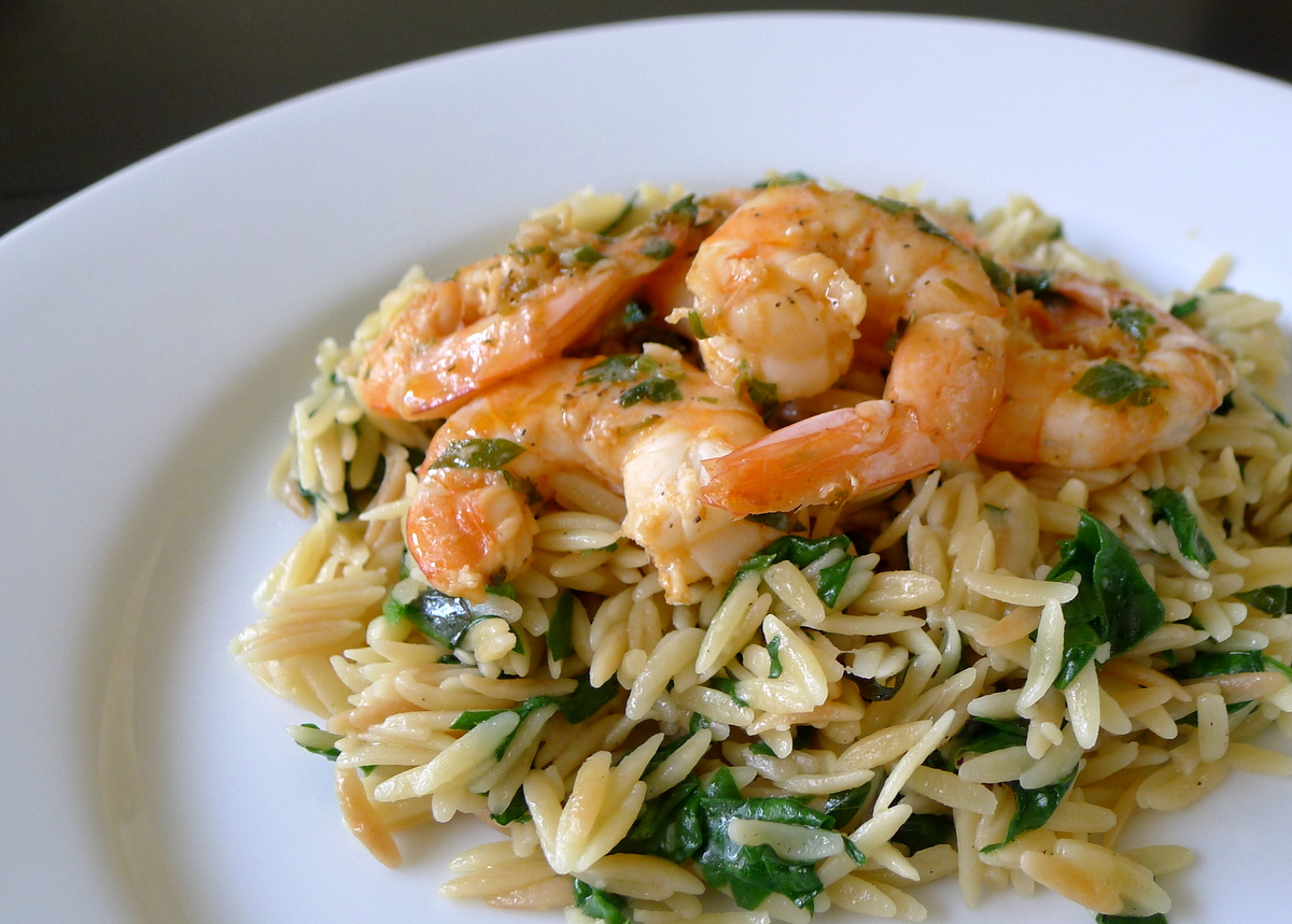 Imagini pentru orzo shrimp paste